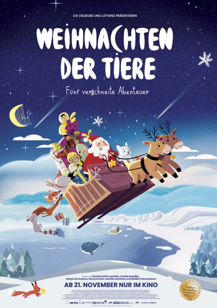 Filmplakat Weihnachten der Tiere